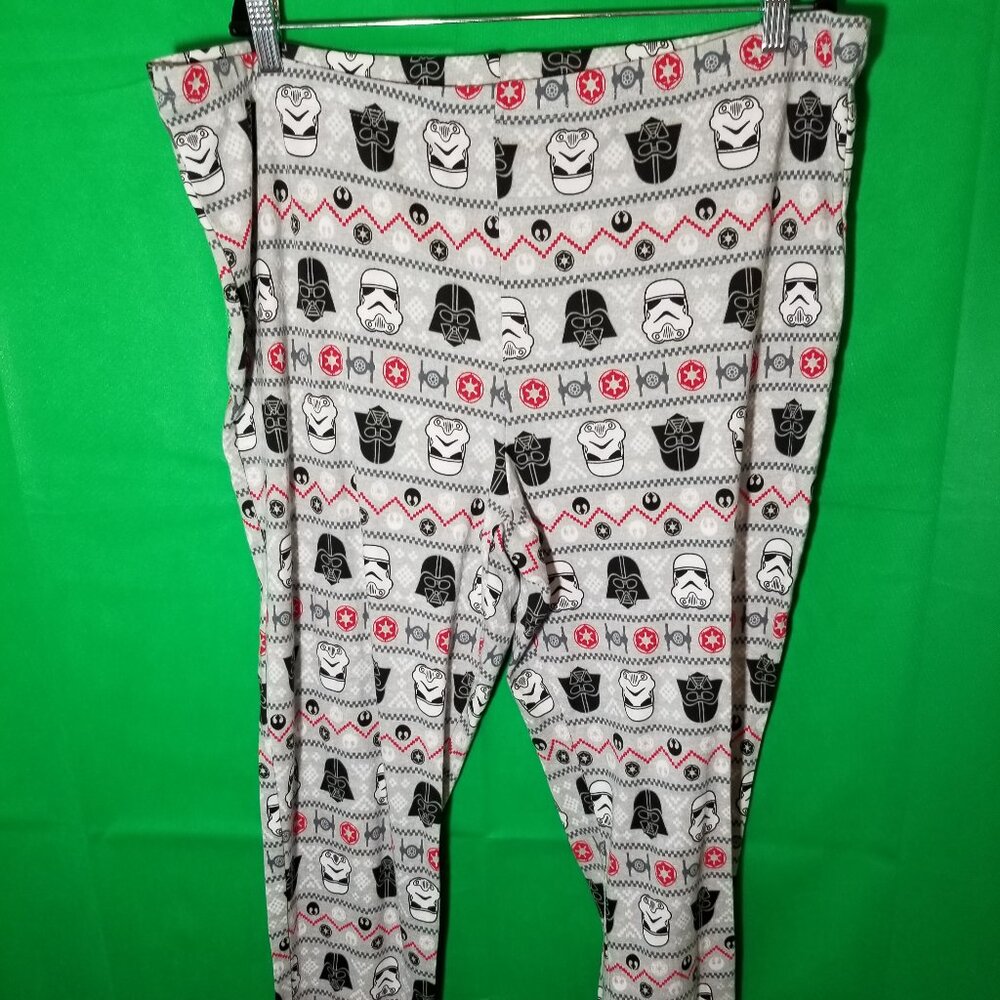 STAR WARS Adult‎ XL Pants Darth Vader Stormtrooper Sleep Pants Cozy Leisure